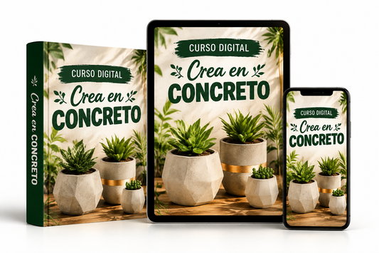 Curso Digital Macetas en Concreto